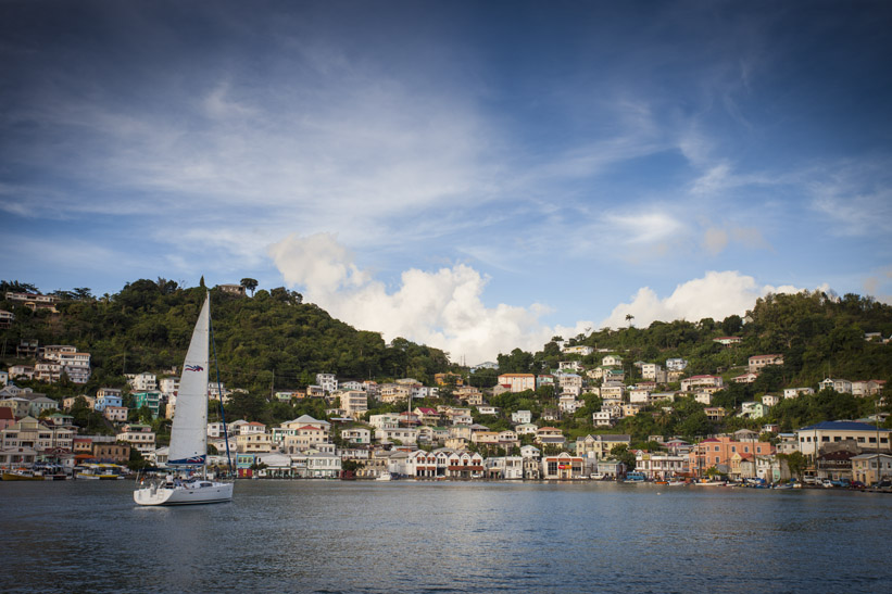 A view of the Carenage in Grenada